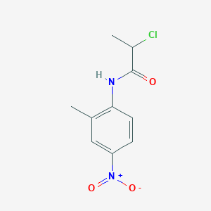 2-Chloro-N-(2-methyl-4-nitrophenyl)propanamide - 83480-46-0