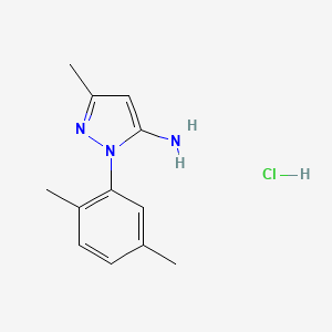 1-(2,5-dimethylphenyl)-3-methyl-1H-pyrazol-5-amine hydrochloride - 1049750-94-8