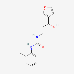 1-(3-(Furan-3-yl)-3-hydroxypropyl)-3-(o-tolyl)urea - 1428371-47-4