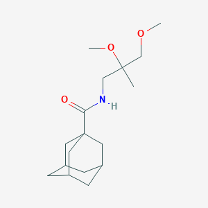N-(2,3-dimethoxy-2-methylpropyl)adamantane-1-carboxamide - 2034485-39-5