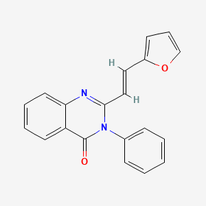 2-((E)-2-Furan-2-yl-vinyl)-3-phenyl-3H-quinazolin-4-one - 71822-45-2