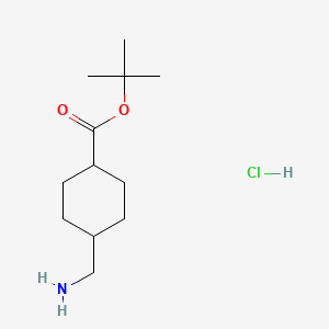 tert-butyl (1R,4R)-4-(aminomethyl)cyclohexane-1-carboxylate hydrochloride, trans - 38698-16-7