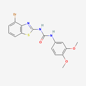 1-(4-Bromobenzo[d]thiazol-2-yl)-3-(3,4-dimethoxyphenyl)urea - 1207054-13-4