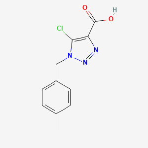 5-Chloro-1-(4-methylbenzyl)-1H-1,2,3-triazole-4-carboxylicacid - 1355172-83-6