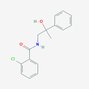2-chloro-N-(2-hydroxy-2-phenylpropyl)benzamide - 1351607-69-6