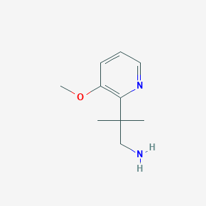 2-(3-Methoxypyridin-2-yl)-2-methylpropan-1-amine - 1439902-21-2