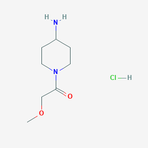 1-(4-Aminopiperidin-1-yl)-2-methoxyethan-1-one hydrochloride - 1158579-16-8