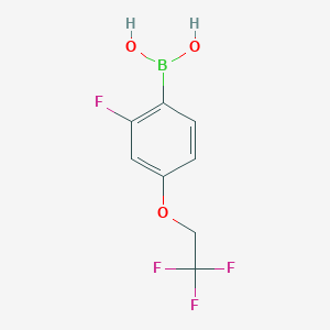[2-Fluoro-4-(2,2,2-trifluoroethoxy)phenyl]boronic acid - 2246556-71-6