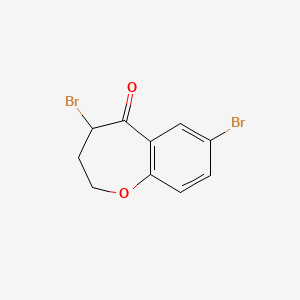 4,7-dibromo-3,4-dihydrobenzo[b]oxepin-5(2H)-one - 1189817-30-8
