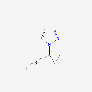 1-(1-Ethynylcyclopropyl)pyrazole - 2503205-75-0