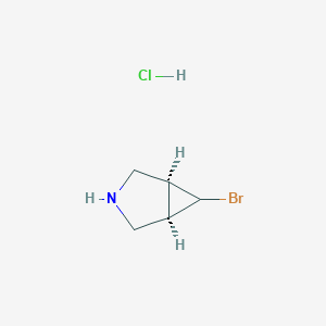 Rac-(1R,5S,6R)-6-bromo-3-azabicyclo[3.1.0]hexane hydrochloride - 2089245-75-8