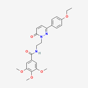 N-(2-(3-(4-ethoxyphenyl)-6-oxopyridazin-1(6H)-yl)ethyl)-3,4,5-trimethoxybenzamide - 921852-69-9
