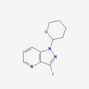 3-iodo-1-(tetrahydro-2H-pyran-2-yl)-1H-pyrazolo[4,3-b]pyridine - 1562995-68-9