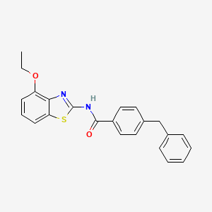 4-benzyl-N-(4-ethoxy-1,3-benzothiazol-2-yl)benzamide - 392248-27-0