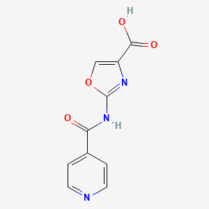 2-(Pyridine-4-amido)-1,3-oxazole-4-carboxylic acid - 1992978-66-1