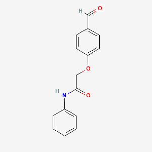 2-(4-formylphenoxy)-N-phenylacetamide - 17172-54-2