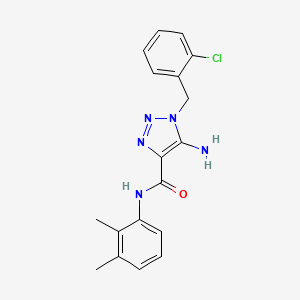 5-amino-1-(2-chlorobenzyl)-N-(2,3-dimethylphenyl)-1H-1,2,3-triazole-4-carboxamide - 899981-50-1