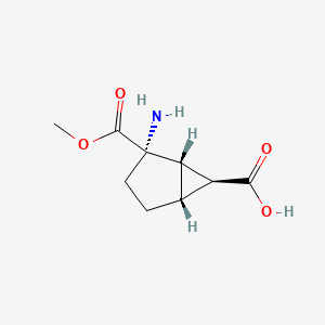 (1S,2S,5R,6S)-2-amino-2-methoxycarbonylbicyclo[3.1.0]hexane-6-carboxylic acid - 2248199-32-6