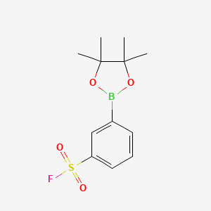 3-(4,4,5,5-Tetramethyl-1,3,2-dioxaborolan-2-yl)benzenesulfonyl fluoride - 2393030-89-0