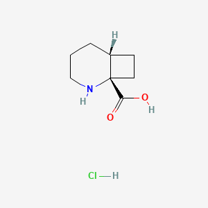 (1S,6R)-2-Azabicyclo[4.2.0]octane-1-carboxylic acid;hydrochloride - 2408937-58-4