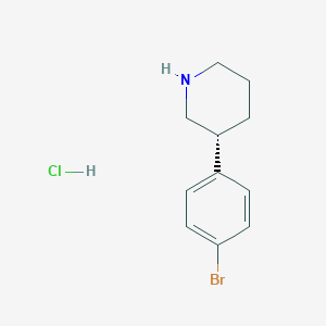 (R)-3-(4-bromophenyl)piperidine hydrochloride - 2409590-07-2