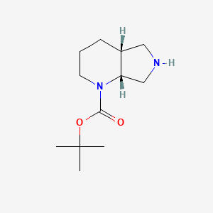 (4aR,7aR)-tert-Butyl octahydro-1H-pyrrolo[3,4-b]pyridine-1-carboxylate - 181141-40-2