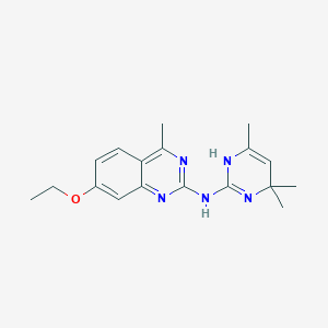 (7-Ethoxy-4-methylquinazolin-2-yl)(4,4,6-trimethyl-1,4-dihydropyrimidin-2-yl)amine - 309731-36-0
