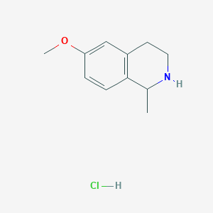 6-Methoxy-1-methyl-1,2,3,4-tetrahydroisoquinoline hydrochloride - 82924-85-4