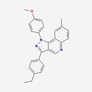 3-(4-ethylphenyl)-1-(4-methoxyphenyl)-8-methyl-1H-pyrazolo[4,3-c]quinoline - 901004-73-7