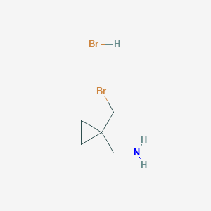 1-[1-(Bromomethyl)cyclopropyl]methanamine hydrobromide - 1232676-97-9