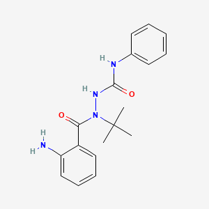 2-amino-N-tert-butyl-N-[(phenylcarbamoyl)amino]benzamide - 866009-73-6