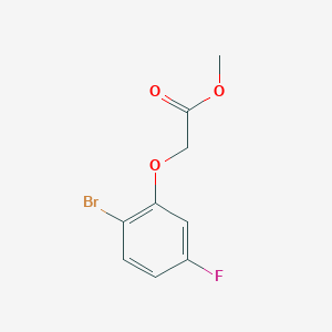 2-Bromo-5-fluorophenoxyacetic acid methyl ester - 887234-81-3