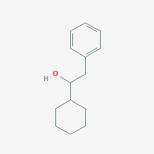 1-Cyclohexyl-2-phenylethan-1-ol - 6006-68-4