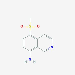 5-Methanesulfonylisoquinolin-8-amine - 1156940-49-6
