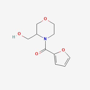 Furan-2-yl(3-(hydroxymethyl)morpholino)methanone - 1421522-87-3