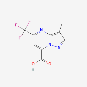 3-Methyl-5-(trifluoromethyl)pyrazolo[1,5-a]pyrimidine-7-carboxylic acid - 1443279-18-2