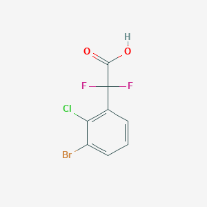 2-(3-Bromo-2-chlorophenyl)-2,2-difluoroacetic acid - 2357479-57-1