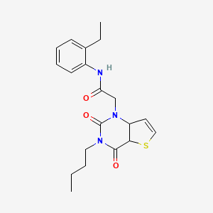 2-{3-butyl-2,4-dioxo-1H,2H,3H,4H-thieno[3,2-d]pyrimidin-1-yl}-N-(2-ethylphenyl)acetamide - 1252921-35-9