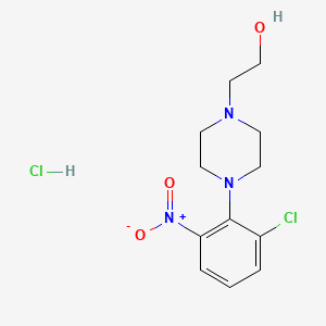 2-[4-(2-Chloro-6-nitrophenyl)piperazin-1-yl]-ethanol hydrochloride - 1052149-18-4