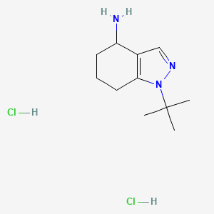 1-tert-butyl-4,5,6,7-tetrahydro-1H-indazol-4-amine dihydrochloride - 1181458-54-7