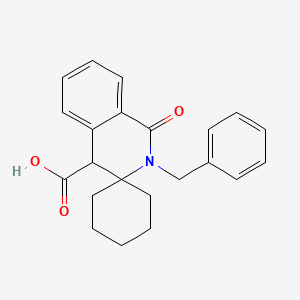 2'-benzyl-1'-oxo-2',4'-dihydro-1'H-spiro[cyclohexane-1,3'-isoquinoline]-4'-carboxylic acid - 1283481-92-4