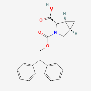 (1S,2S,5R)-3-{[(9H-fluoren-9-yl)methoxy]carbonyl}-3-azabicyclo[3.1.0]hexane-2-carboxylic acid - 854113-43-2
