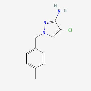 4-chloro-1-(4-methylbenzyl)-1H-pyrazol-3-amine - 956373-24-3