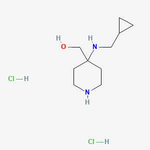 {4-[(Cyclopropylmethyl)amino]piperidin-4-yl}methanol dihydrochloride - 1864056-13-2