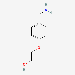 2-[4-(Aminomethyl)phenoxy]ethan-1-ol - 182964-58-5