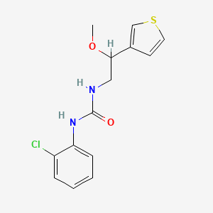 1-(2-Chlorophenyl)-3-(2-methoxy-2-(thiophen-3-yl)ethyl)urea - 1448054-09-8