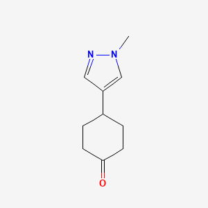 4-(1-Methyl-1H-pyrazol-4-yl)cyclohexan-1-one - 1231258-34-6