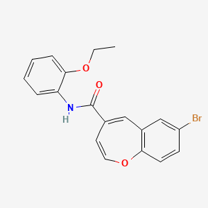 7-bromo-N-(2-ethoxyphenyl)-1-benzoxepine-4-carboxamide - 950380-71-9
