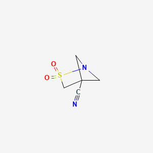 2,2-Dioxo-2lambda6-thia-1-azabicyclo[2.1.1]hexane-4-carbonitrile - 2309462-41-5