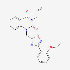 3-allyl-1-((3-(2-ethoxyphenyl)-1,2,4-oxadiazol-5-yl)methyl)quinazoline-2,4(1H,3H)-dione - 1207036-07-4